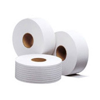 Select Choice Jumbo Tissue, 9", 2ply, white, 12 rolls/carton