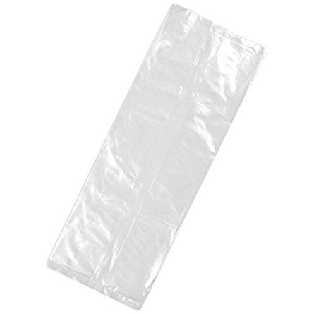 Clear Plastic Bags, Food Safe, Gusseted, 6 x 3 x 12" (1000/carton)