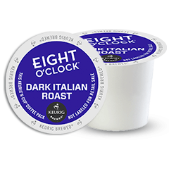 Eight O'Clock Coffee K-Cup Packs; Dark Italian Roast - 24/Box