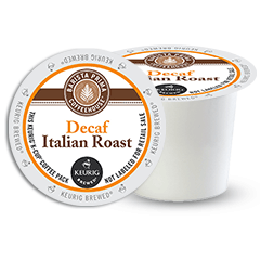 Barista Prima Coffeehouse K-Cup Packs; Italian Roast - Decaf. -  24/Pack
