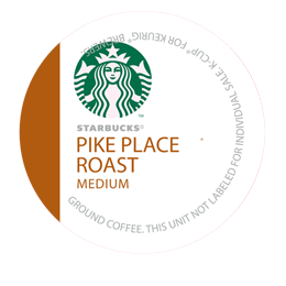 Starbucks K-Cup Packs; Pike Place Roast Medium - 24/Box