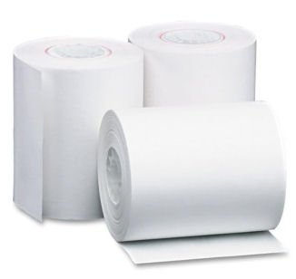 Iconex Direct Thermal Printing Thermal Paper Rolls 4.38" x 127 ft White