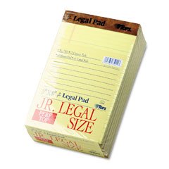 Legal Pad - 5x8 - Legal Ruled - Canary - 12/DZ