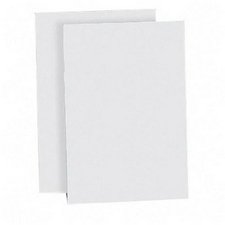 TOPS Memo Pads - 100 Sheets - Plain  Glue - 15 lb Basis Weight - 3" x 5" - White Paper - Chipboard Back - 1  Dozen