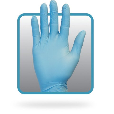 Powder Free Nitrile Gloves - Blue - XL