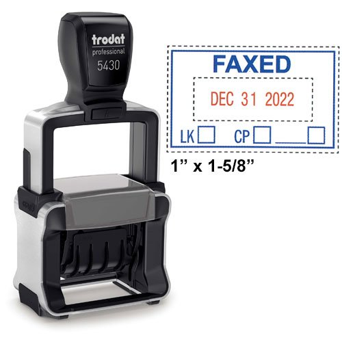 CUSTOM Trodat 5430 Dater Stamp / 1" x 1-5/8"